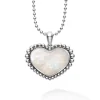 Pendant Necklaces<LAGOS Large Mother Of Pearl Heart Pendant Necklace