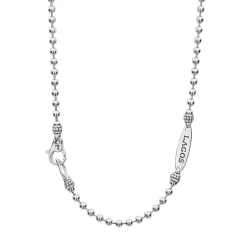 Gemstones<LAGOS Large Onyx Circle Pendant Necklace