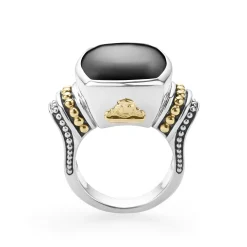 Gemstones<LAGOS Large Onyx Statement Ring