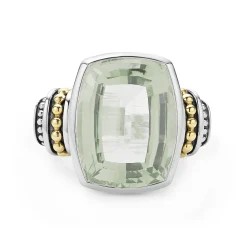 Gemstones<LAGOS Large Prasiolite Statement Ring