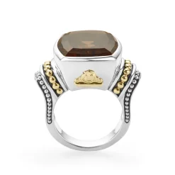Gemstones<LAGOS Large Smokey Quartz Statement Ring