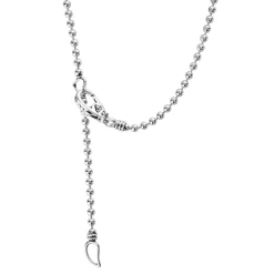 Chains<LAGOS Large Station Diamond Beaded Necklace