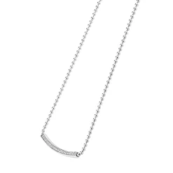 Chains<LAGOS Large Station Diamond Beaded Necklace