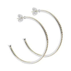 Hoop Earrings<LAGOS Large Two-Tone Hoop Earrings