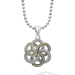 Long Necklaces<LAGOS Large Two-Tone Pendant Necklace