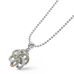 Long Necklaces<LAGOS Large Two-Tone Pendant Necklace