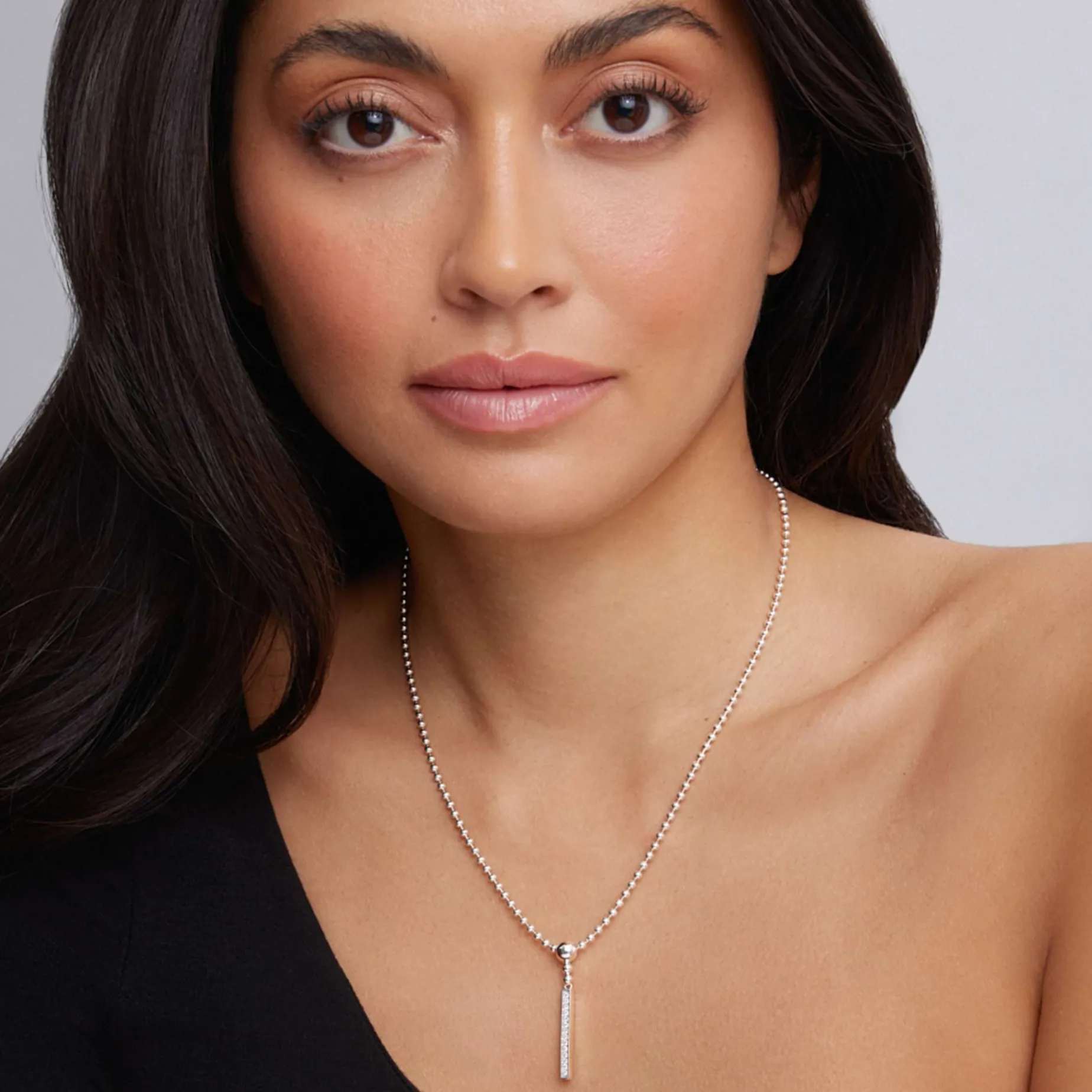 Pendant Necklaces<LAGOS Linear Diamond Pendant Necklace