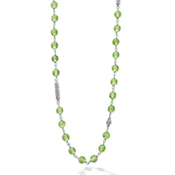 Long Necklaces<LAGOS Long Peridot Beaded Necklace