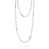 Long Necklaces<LAGOS Long Pink Ceramic Beaded Necklace