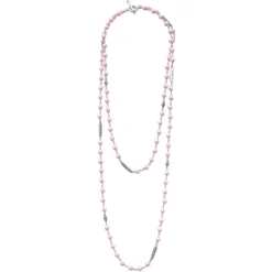 Long Necklaces<LAGOS Long Pink Ceramic Beaded Necklace