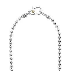 Gemstones<LAGOS Long Two-Tone Caviar Beaded Necklace