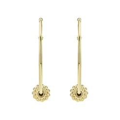 Hoop Earrings<LAGOS Medium 18K Gold Caviar Ball Hoop Earrings