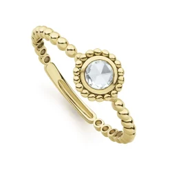 Gold<LAGOS Medium Rose Cut Diamond Ring