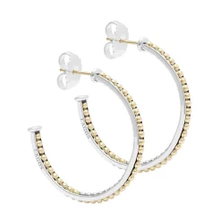Hoop Earrings<LAGOS Medium Two-Tone Hoop Earrings