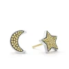 Stud Earrings<LAGOS Moon And Star Stud Earrings