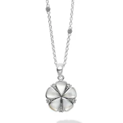 Pearl<LAGOS Mother Of Pearl Flower Pendant Necklace