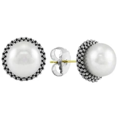 Pearl<LAGOS Pearl Earrings And Necklace Gift Set