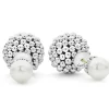 Stud Earrings<LAGOS Pearl Front-Back Earrings