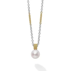 Pendant Necklaces<LAGOS Pearl Pendant Necklace