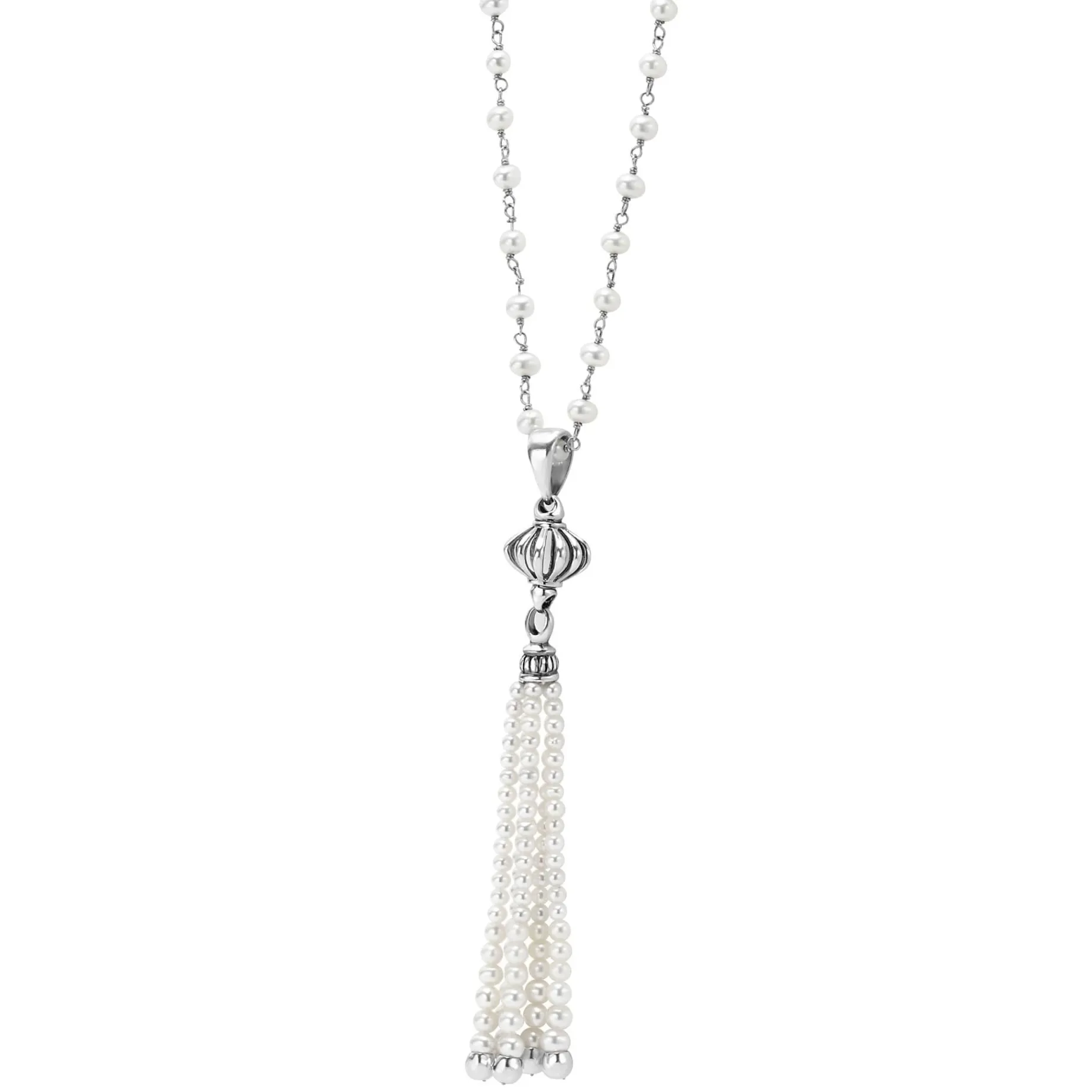 Long Necklaces<LAGOS Pearl Tassel Pendant Necklace