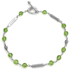 Gemstones<LAGOS Peridot Beaded Bracelet