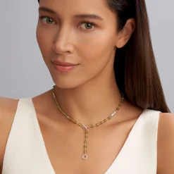 Gemstones<LAGOS Peridot Beaded Necklace