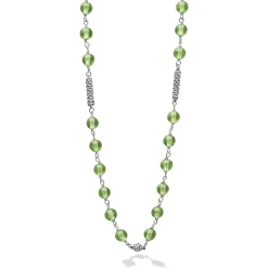 Chains<LAGOS Peridot Beaded Necklace