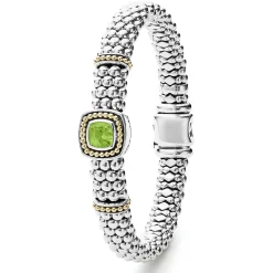 Gemstones<LAGOS Peridot Caviar Bracelet | 9Mm