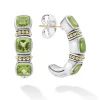 Gemstones<LAGOS Peridot Hoop Earrings