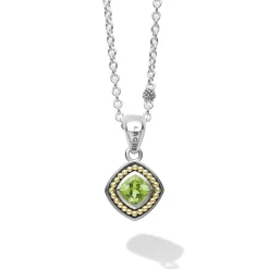 Gemstones<LAGOS Peridot Pendant Necklace