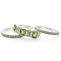 Gemstones<LAGOS Peridot Stacking Rings