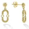 Gold<LAGOS Petite 18K Gold Superfine Caviar Drop Earrings