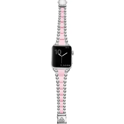 Watch Bracelets<LAGOS Pink Ceramic And Stainless Steel Watch Bracelet-42-49Mm