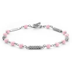 Caviar Bracelets<LAGOS Pink Ceramic Beaded Bracelet