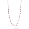 Chains<LAGOS Pink Ceramic Beaded Necklace