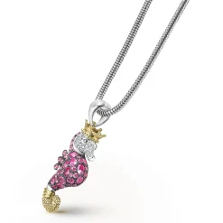 Gemstones<LAGOS Pink Sapphire And Diamond Seahorse Pendant Necklace