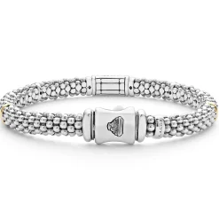 Gemstones<LAGOS Pink Sapphire Caviar Bracelet | 6Mm