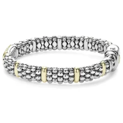 Gemstones<LAGOS Pink Sapphire Caviar Bracelet | 9Mm