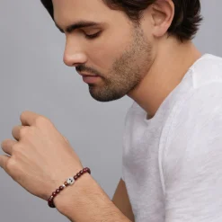 Bracelets<LAGOS Poppy Jasper Skull Bracelet