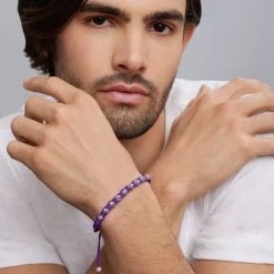 Bracelets<LAGOS Purple Macrame Bracelet