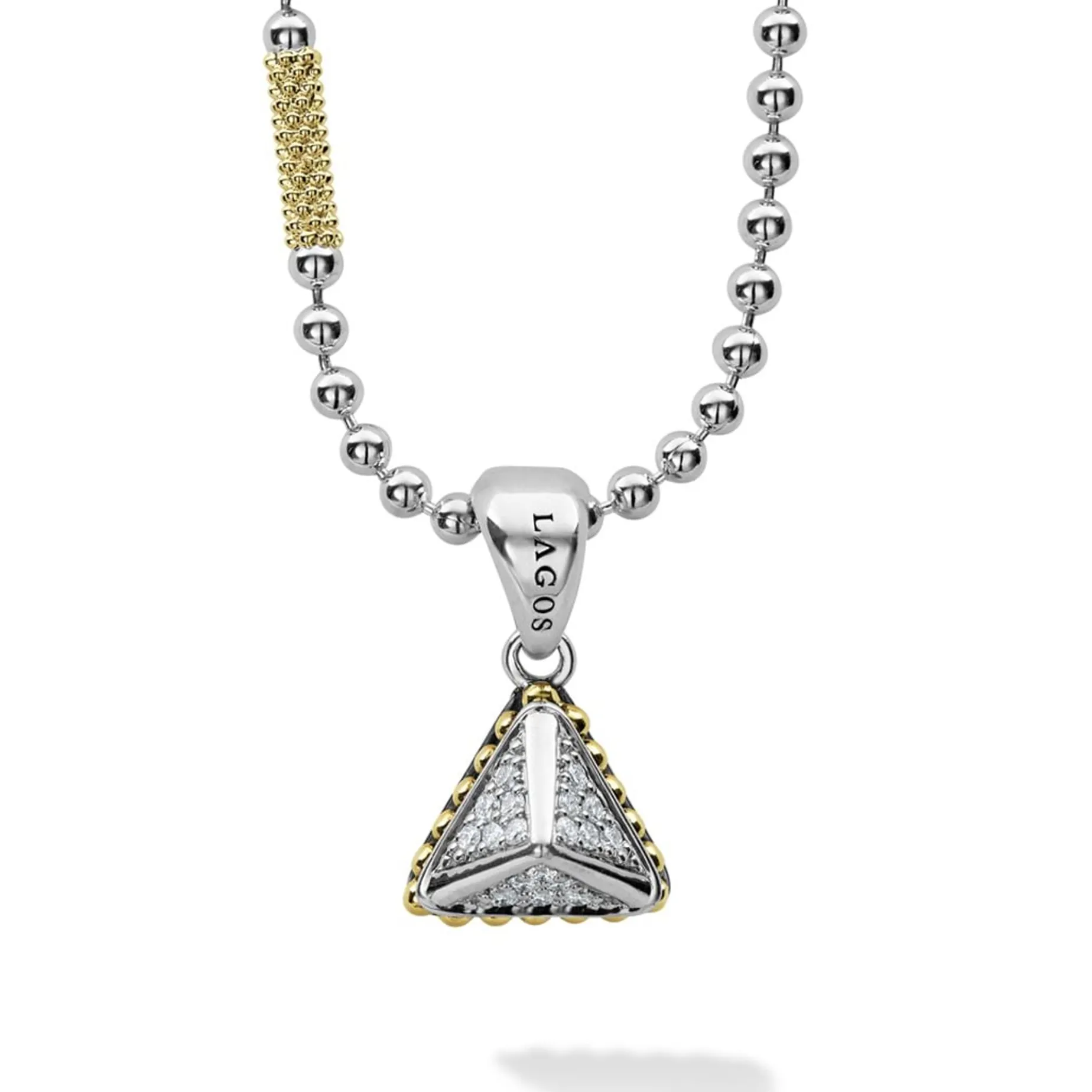 Diamonds<LAGOS Pyramid Diamond Pendant Necklace