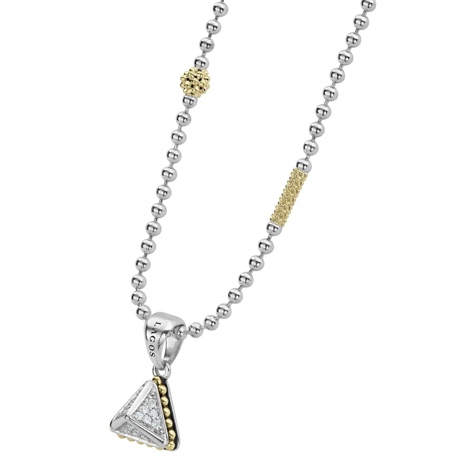 Diamonds<LAGOS Pyramid Diamond Pendant Necklace