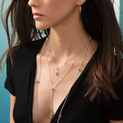 Long Necklaces<LAGOS Pyramid Lariat Necklace