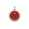 Amulets<LAGOS Red Jasper Skull Crossbone Amulet