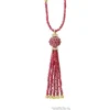 Diamonds<LAGOS Ruby And Diamond Tassel Pendant Necklace