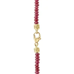 Diamonds<LAGOS Ruby And Diamond Tassel Pendant Necklace