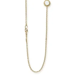 Gold<LAGOS Seven Station Round Mother Of Pearl Necklace