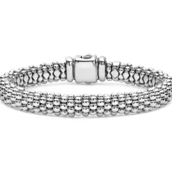 Caviar Bracelets<LAGOS Silver Caviar Bracelet | 9Mm