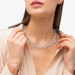 Chains<LAGOS Silver Link Necklace