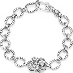 Link Bracelets<LAGOS Silver Love Knot Link Bracelet
